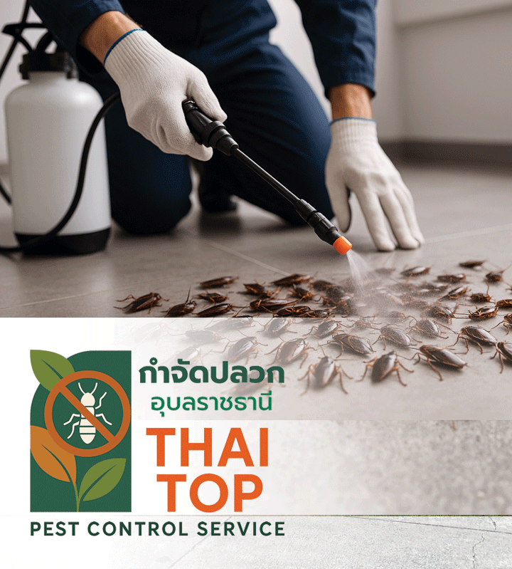 2. 🪳 กำจัดแมลงสาบ (Cockroach Control)