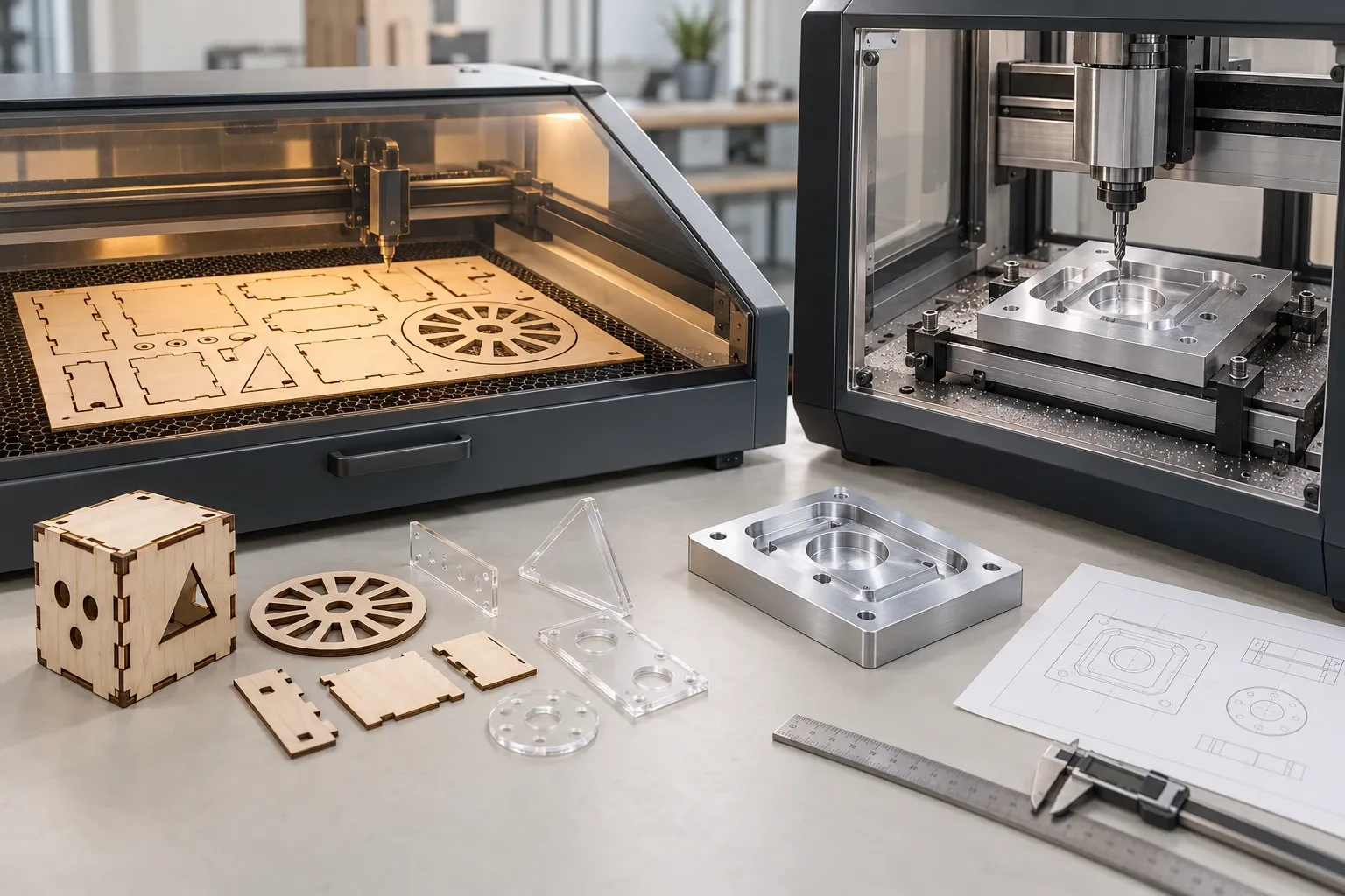 บริการ Laser Cut และ CNC