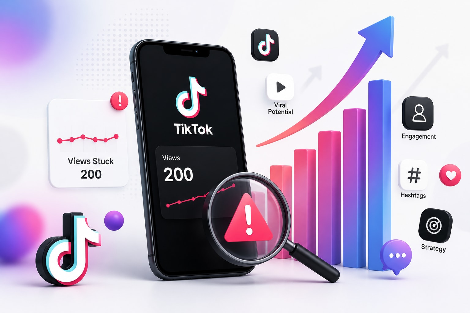 TikTok Algorithm Mistakes Keeping You Stuck at 200 Views
