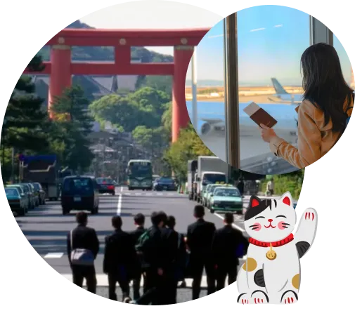 Suasana peserta LPK Jepang Nusa Agency di bandara menuju Jepang