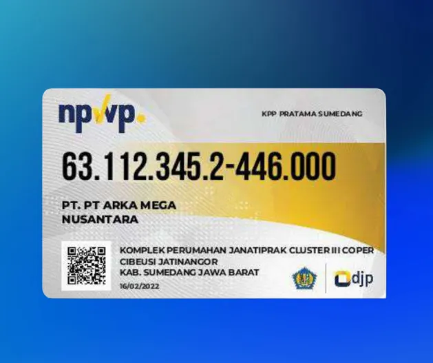 Preview NPWP Badan