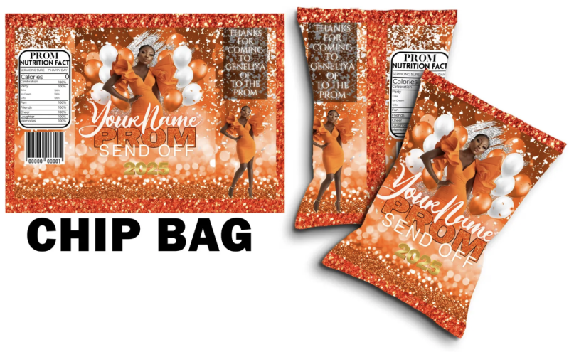 Graduation Chip Bag