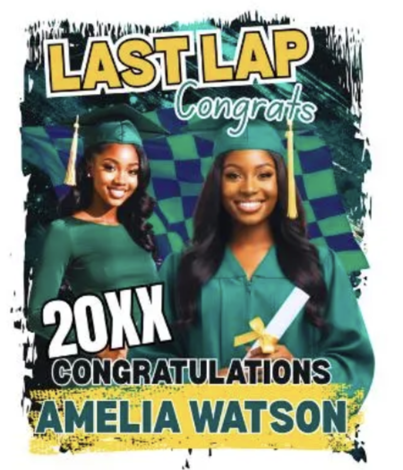 Last Lap Congrats Banner