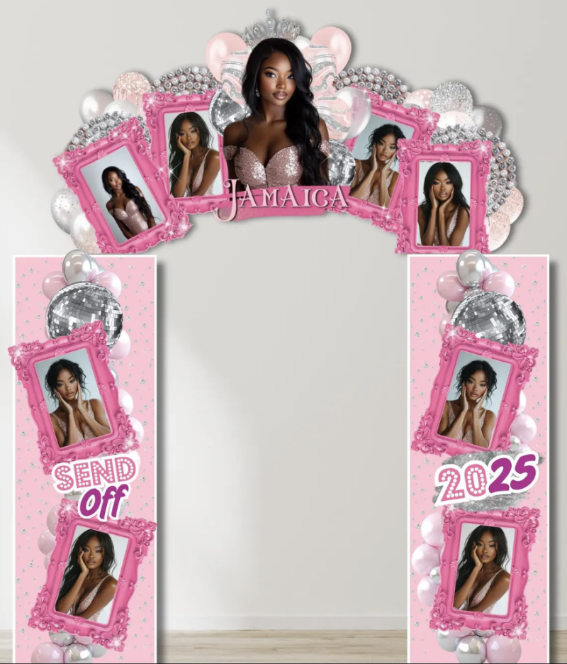 Prom Send-Off Arch Full View