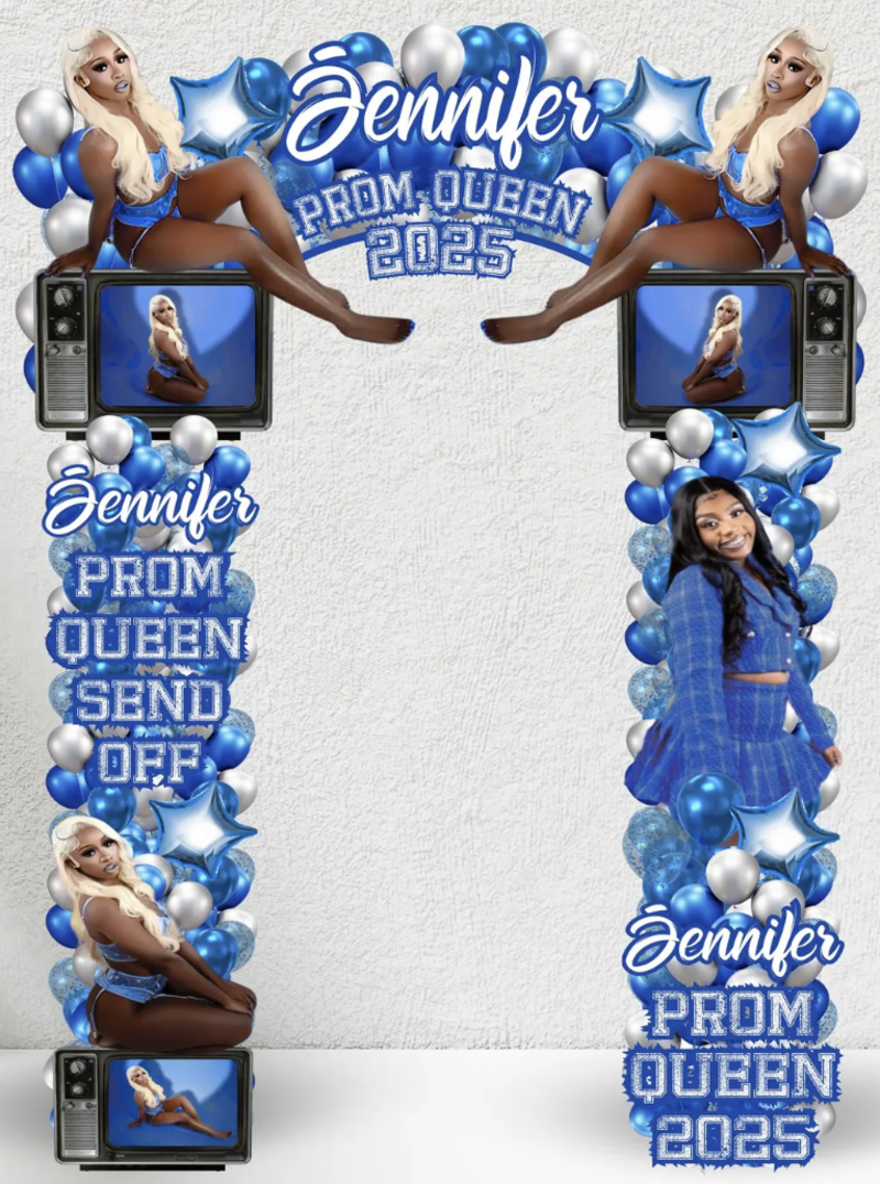 Prom Queen Send-Off Arch