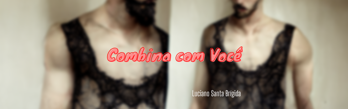 Imagem borrada de homens barbudos vestindo babydoll