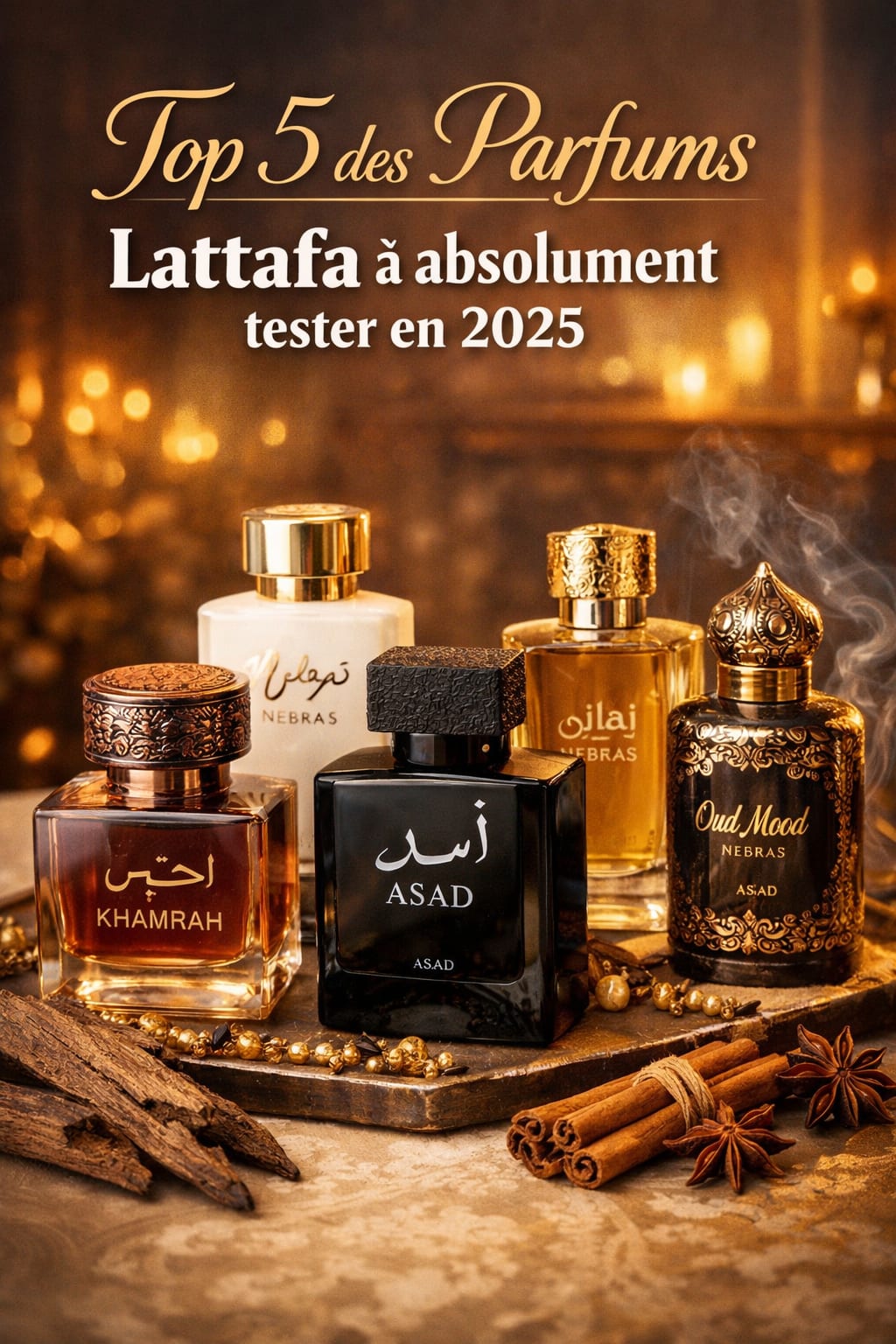 Meilleurs parfums orientaux de Dubaï à moins de 40€