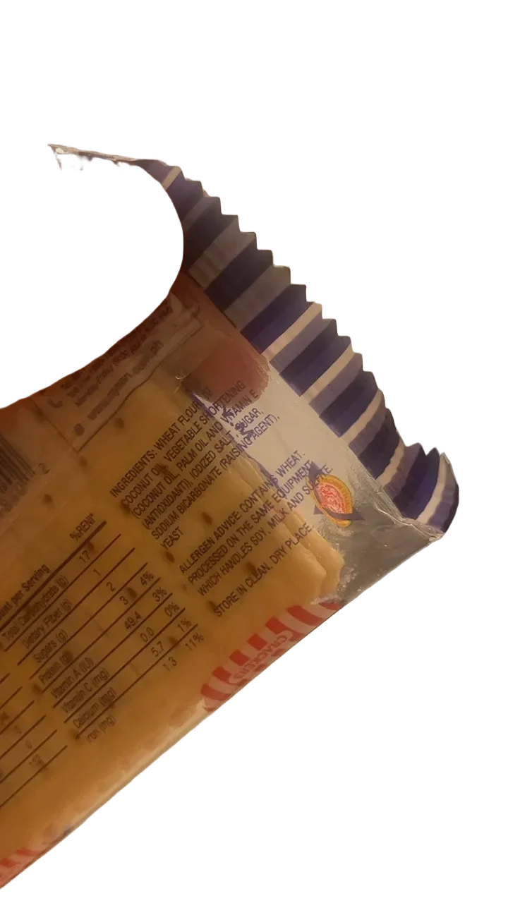 SkyFlakes CRACKERS - Ingredients