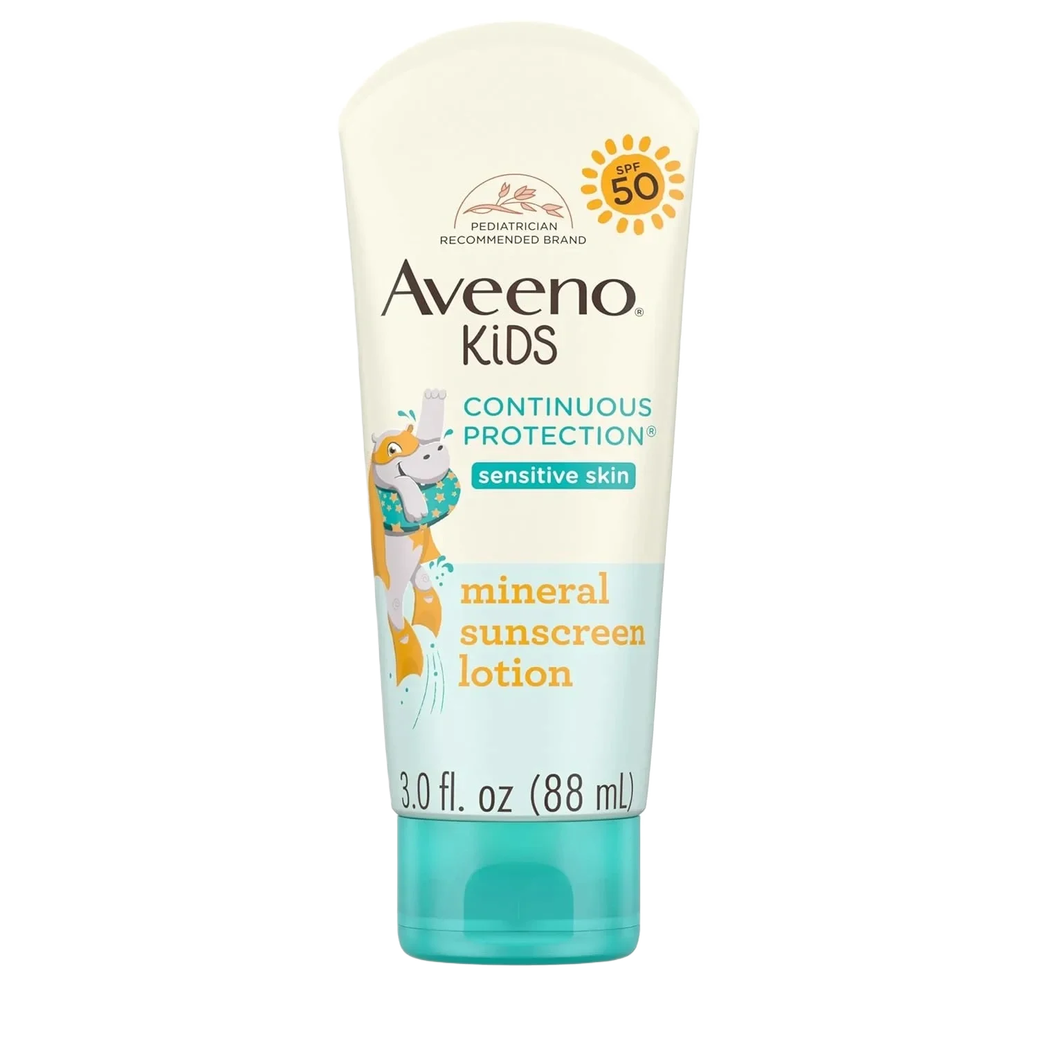 Aveeno Kids Continuous Protection® Mineral Sunscreen Lotion
