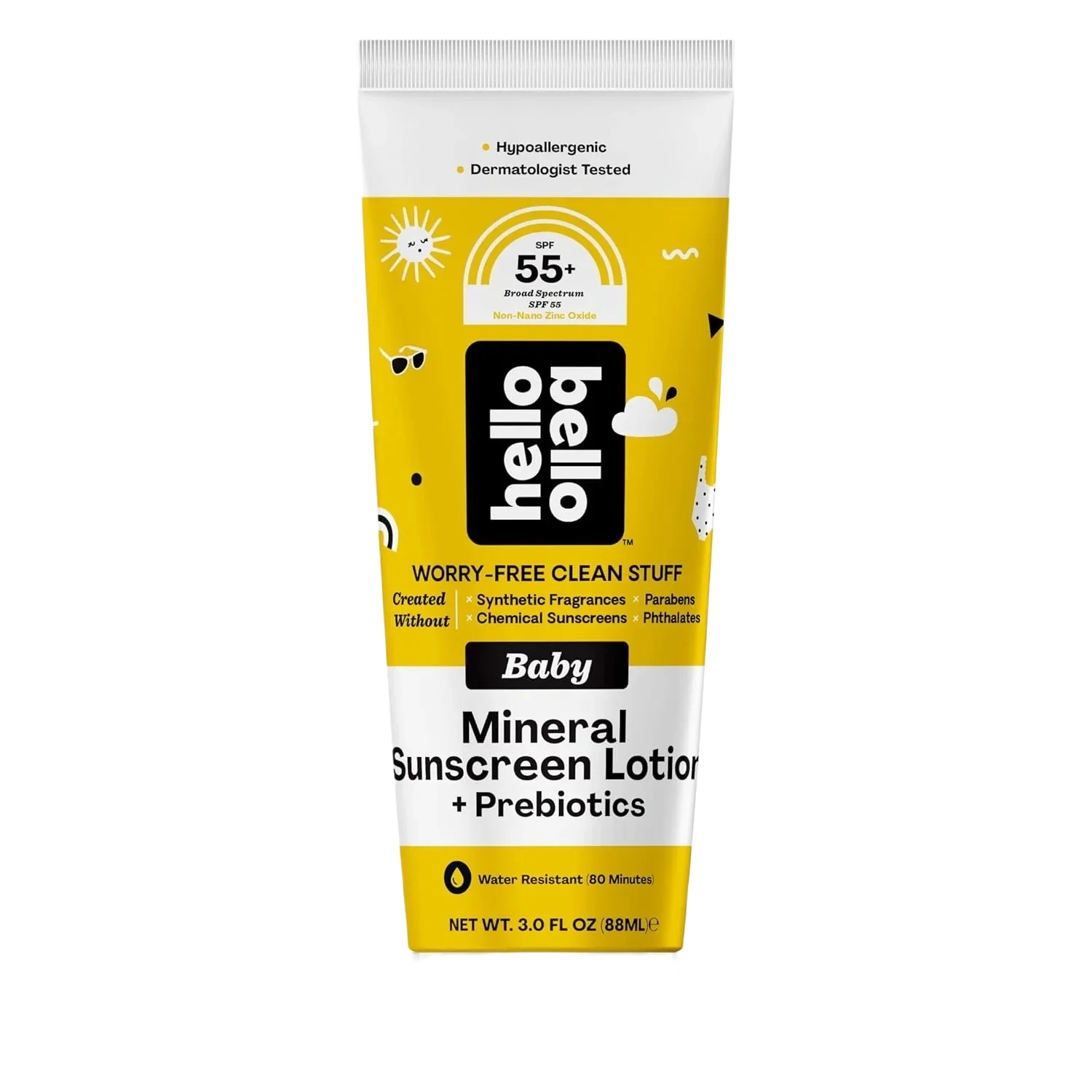 Hello Bello Baby Mineral Sunscreen Lotion + Prebiotics