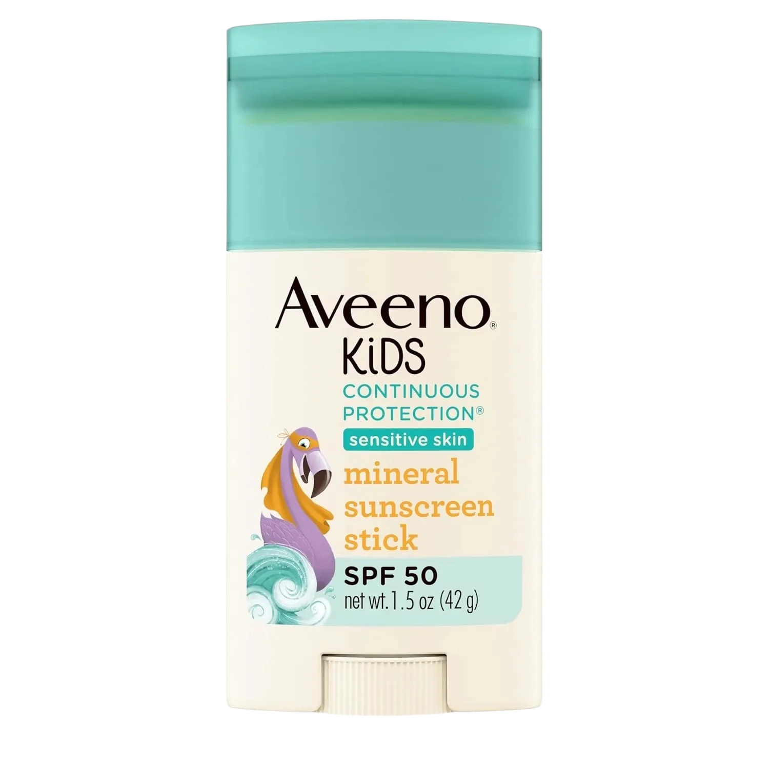 Aveeno Kids Continuous Protection Sensitive Skin Mineral Sunscreen Stick Spf 50