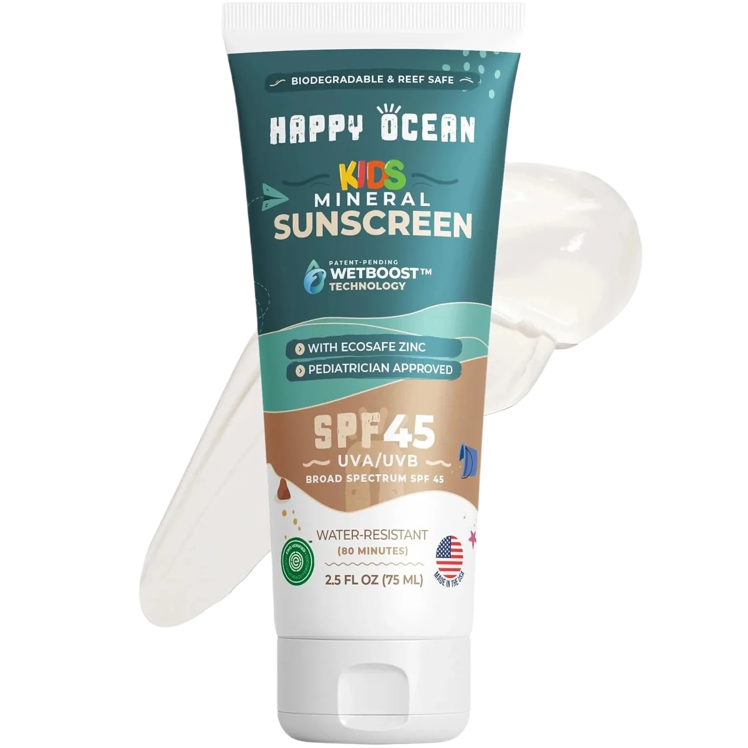 Happy Ocean Kids Mineral Sunscreen