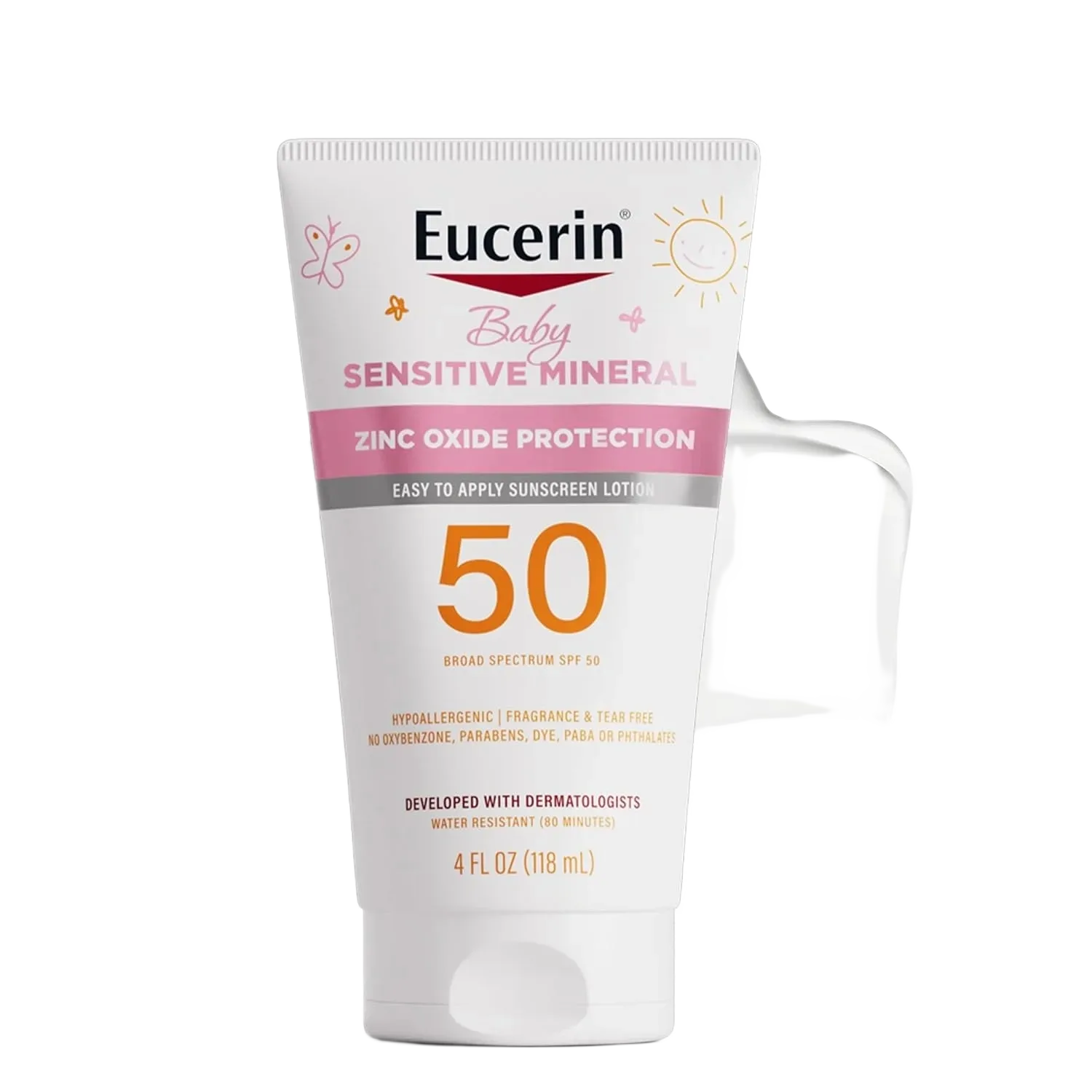 Eucerin Baby Sensitive Mineral Zinc Oxide Protection