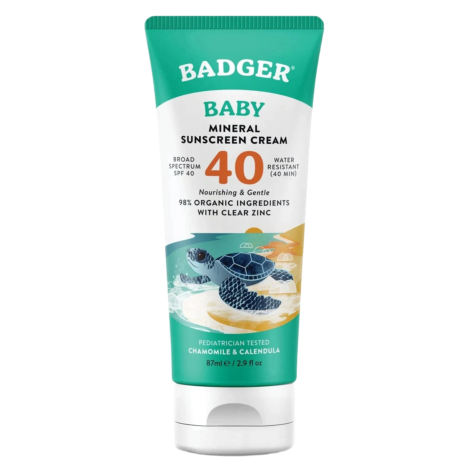 Badger Baby Mineral Sunscreen Cream 40
