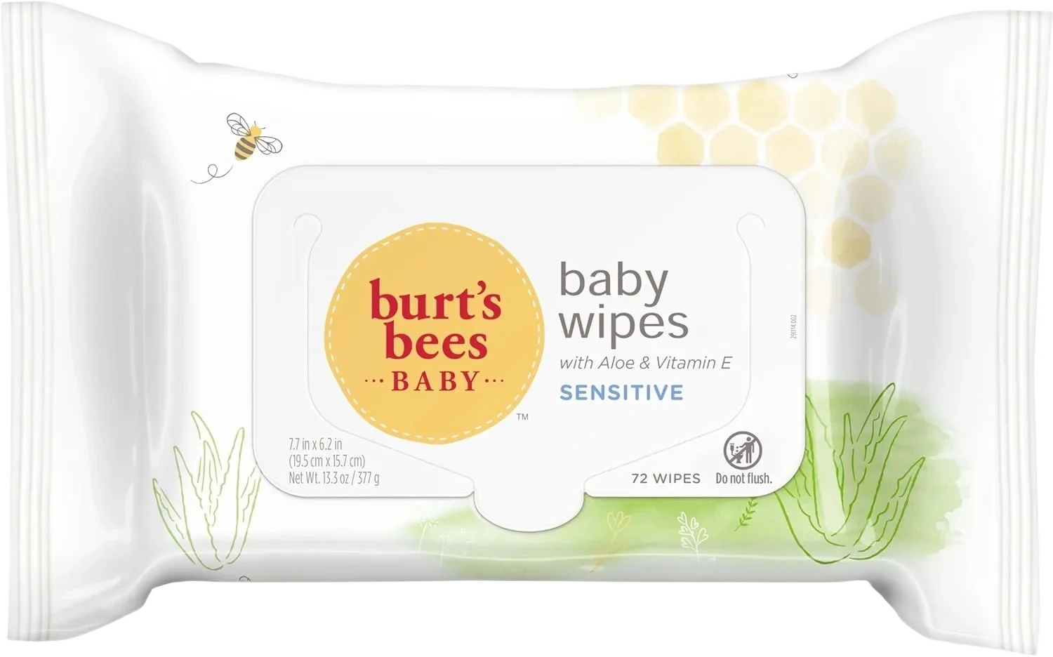 Burt's Bees Baby Baby Wipes With Aloe & Vitamin E Sensitive
