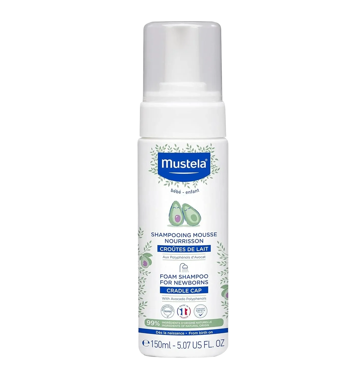 Shampooing Mousse Nourrisson Croutes De Lait