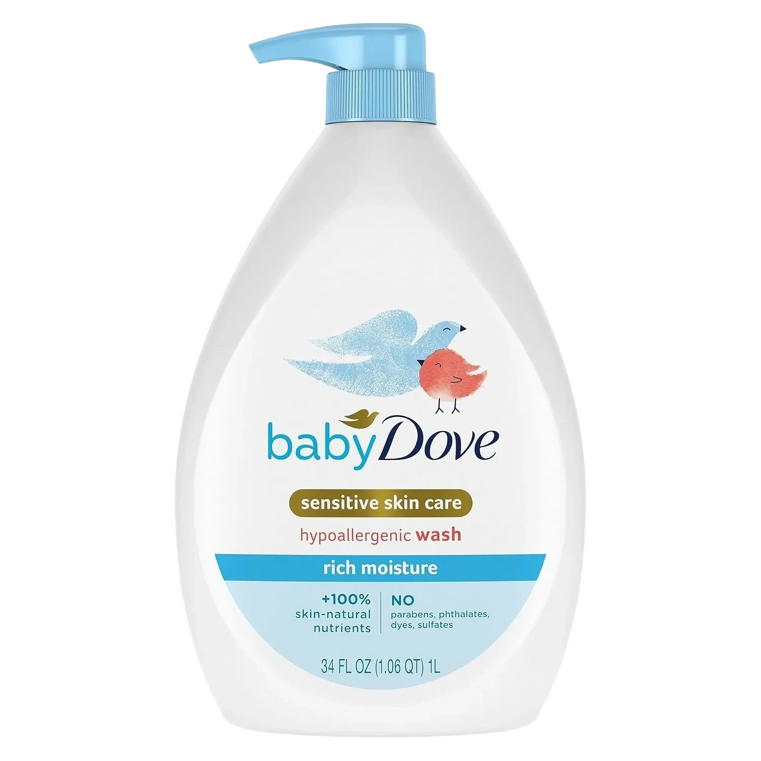Babydove Sensitive Skin Care Hypoallergenic Wash Rich Moisture