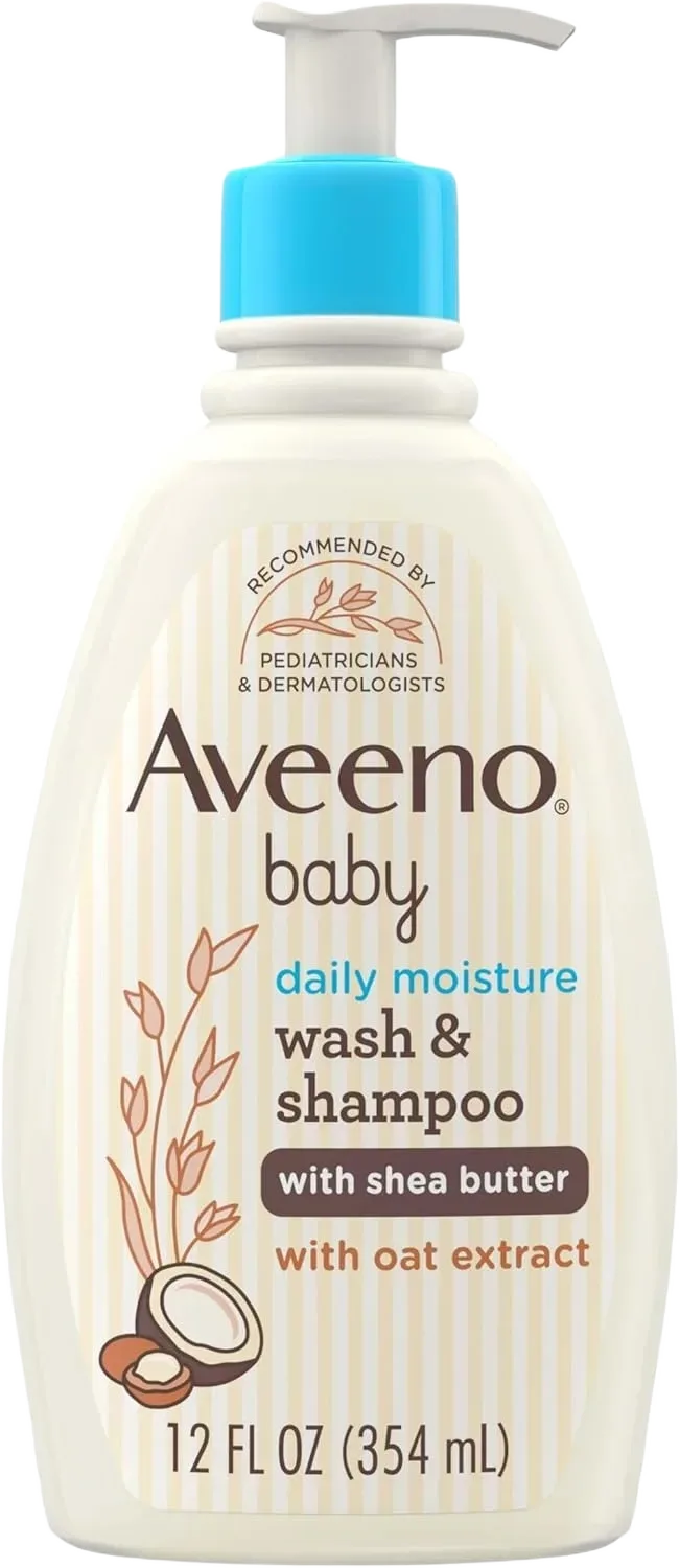 Aveeno Baby Daily Moisture Wash & Shampoo With Shea Butter