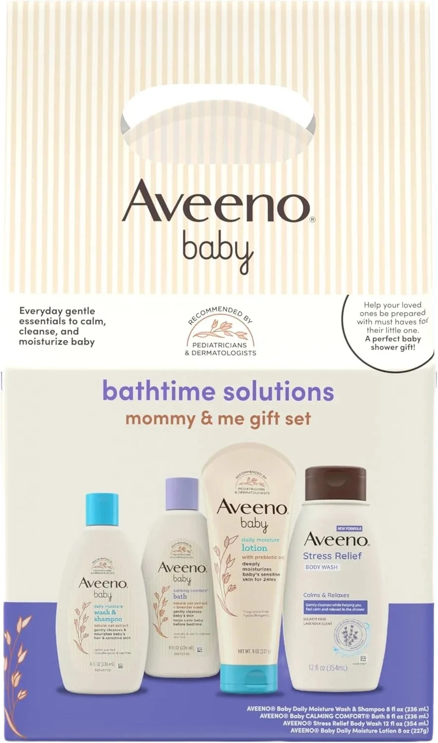 Aveeno Baby Bathtime Solutions Mommy & Me Gift Set