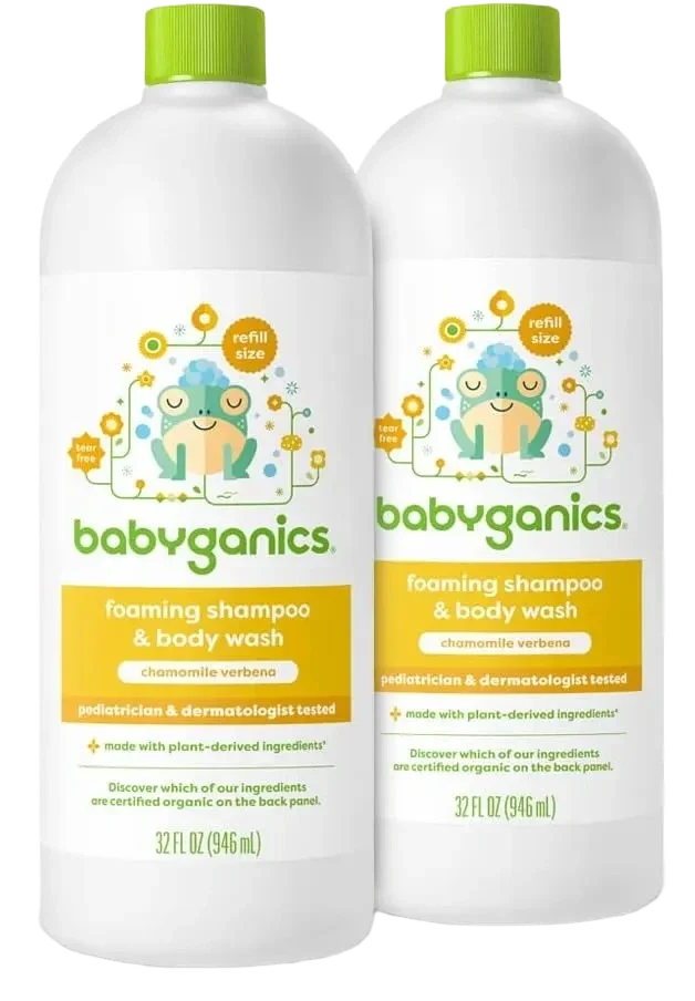 Babyganics Foaming Shampoo & Body Wash Chamomile Verbena