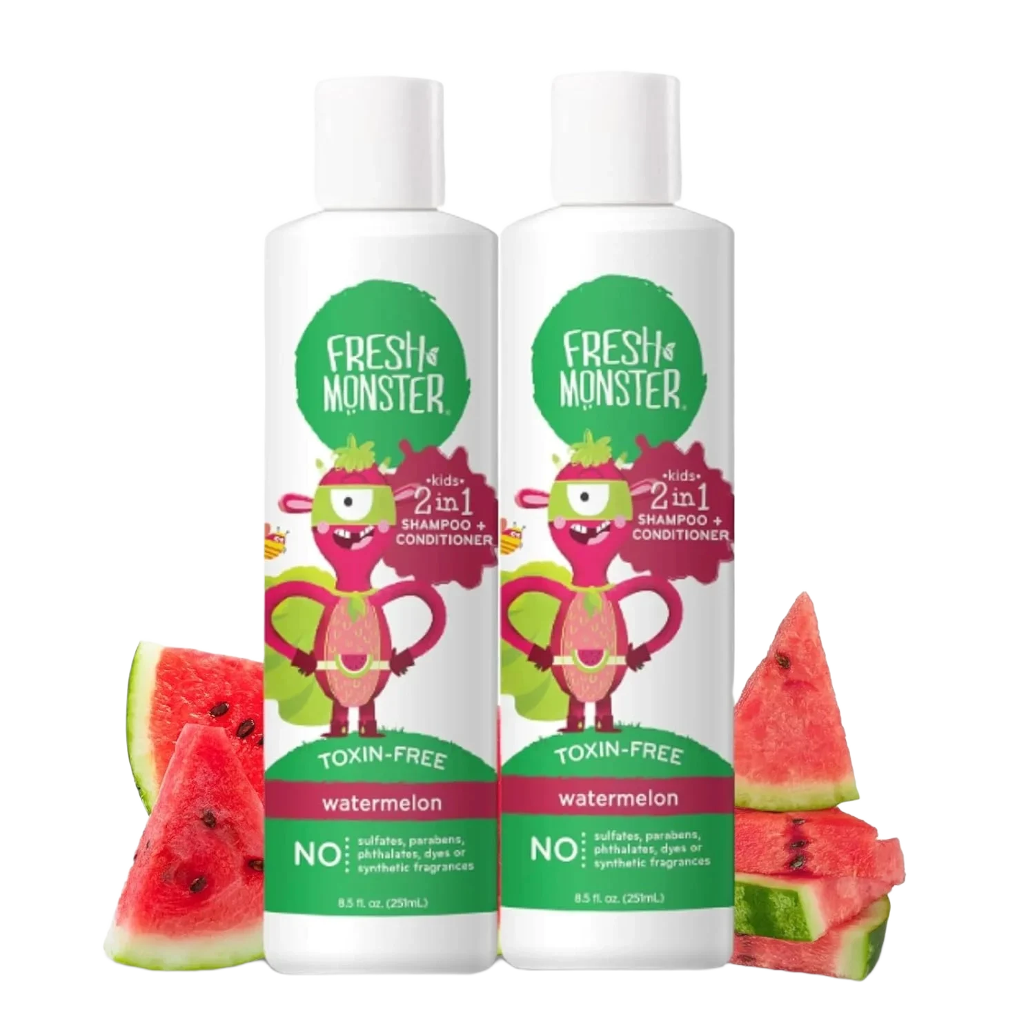 Fresh Monster 2 In 1 Shampoo + Conditioner Watermelon