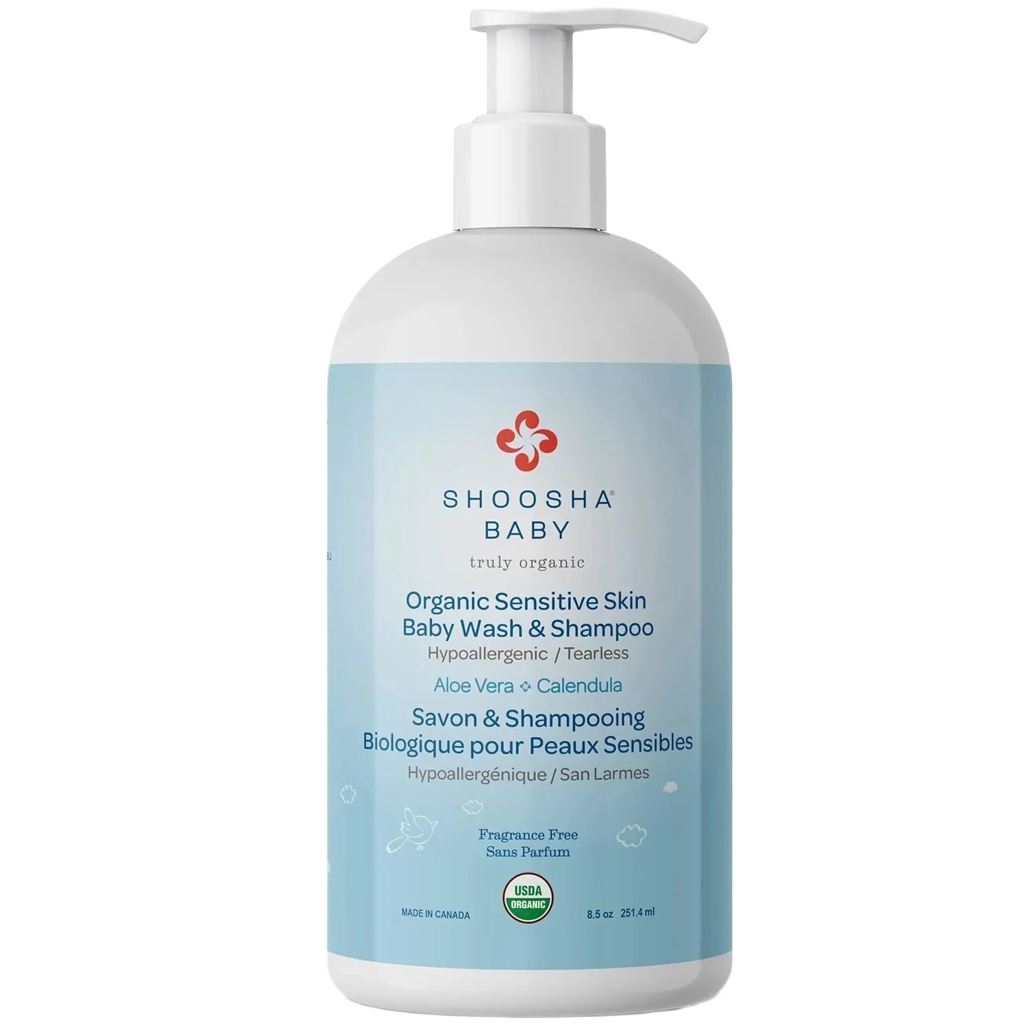 Organic Sensitive Skin Baby Wash & Shampoo
