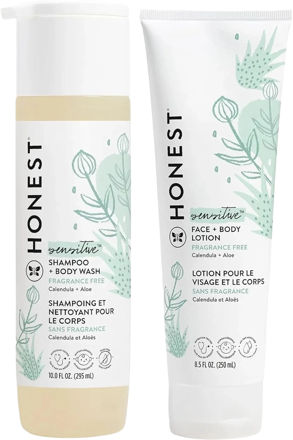 Sensitive Shampoo + Body Wash