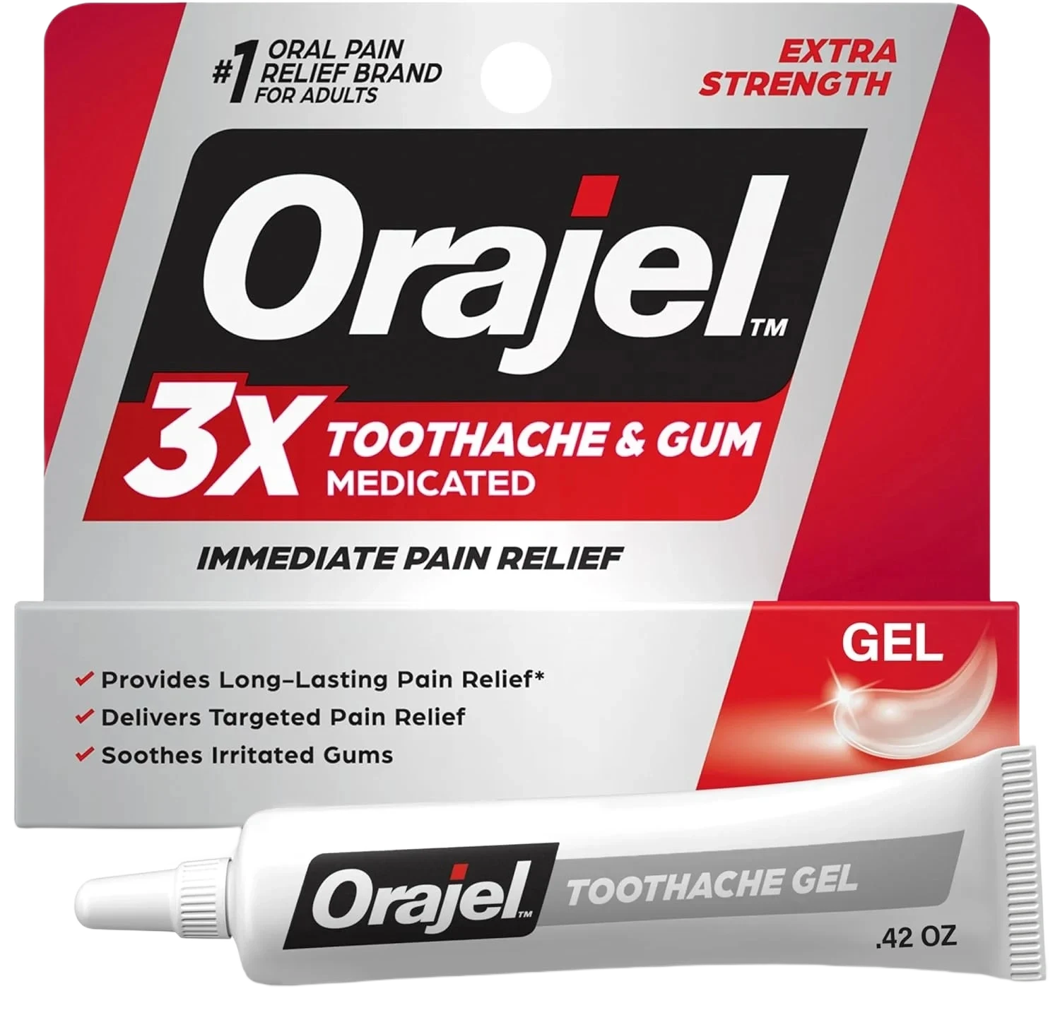 Orajel 3x Toothache & Gum Medicated