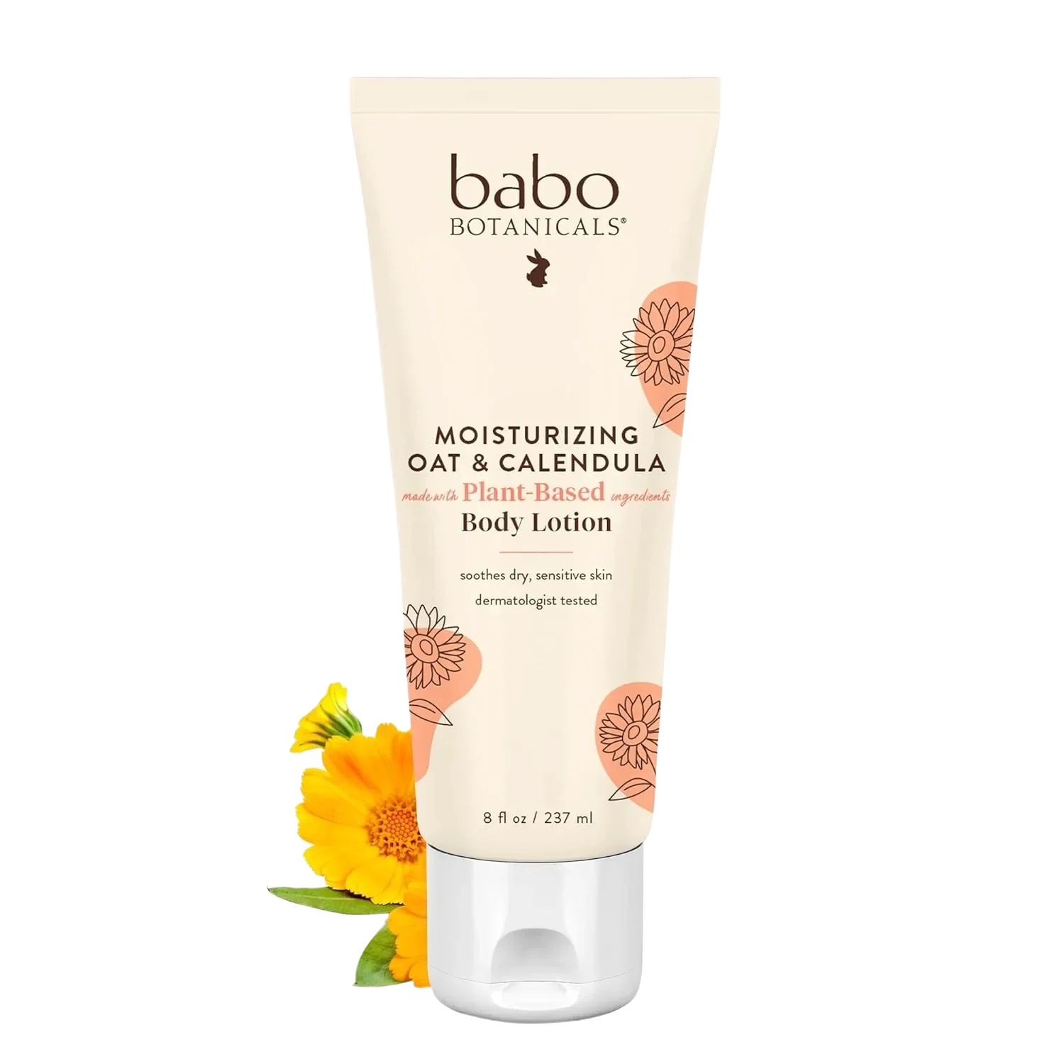 Babo Botanicals Moisturizing Oat & Calendula Plant-based Body Lotion
