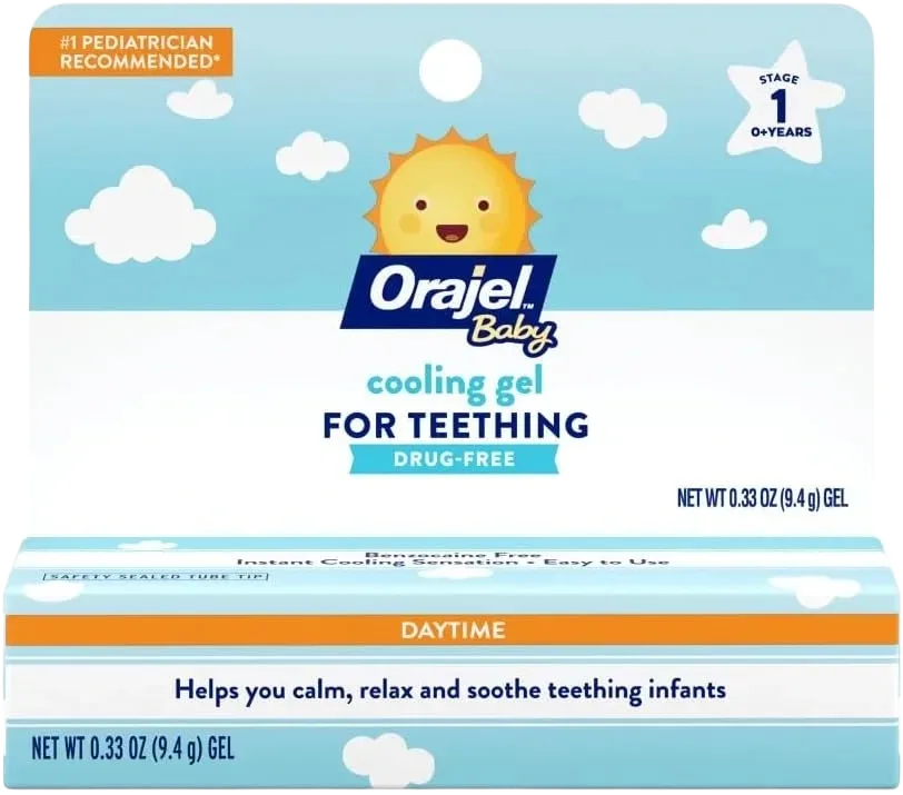 Orajel Baby Cooling Gel For Teething Drug-free