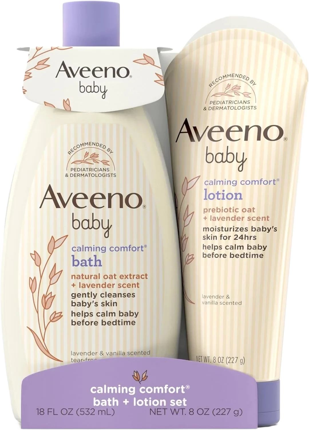 Aveeno Baby Calming Comfort® Bath + Lotion Set