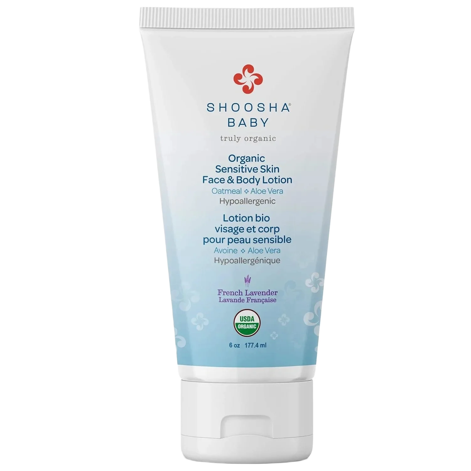 Shoosha® Baby Organic Sensitive Skin Face & Body Lotion