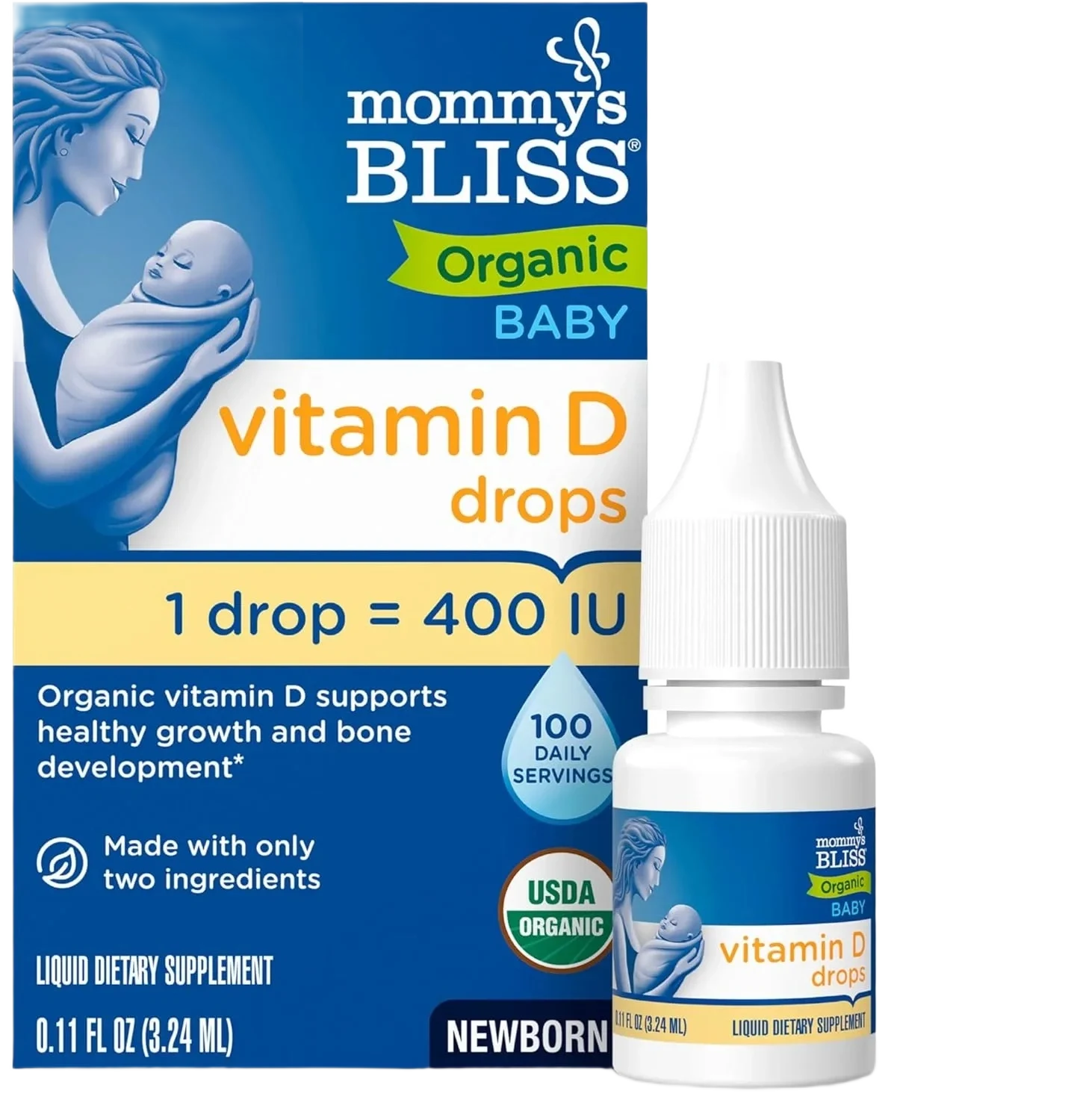 Mommy's Bliss Organic Baby Vitamin D Drops