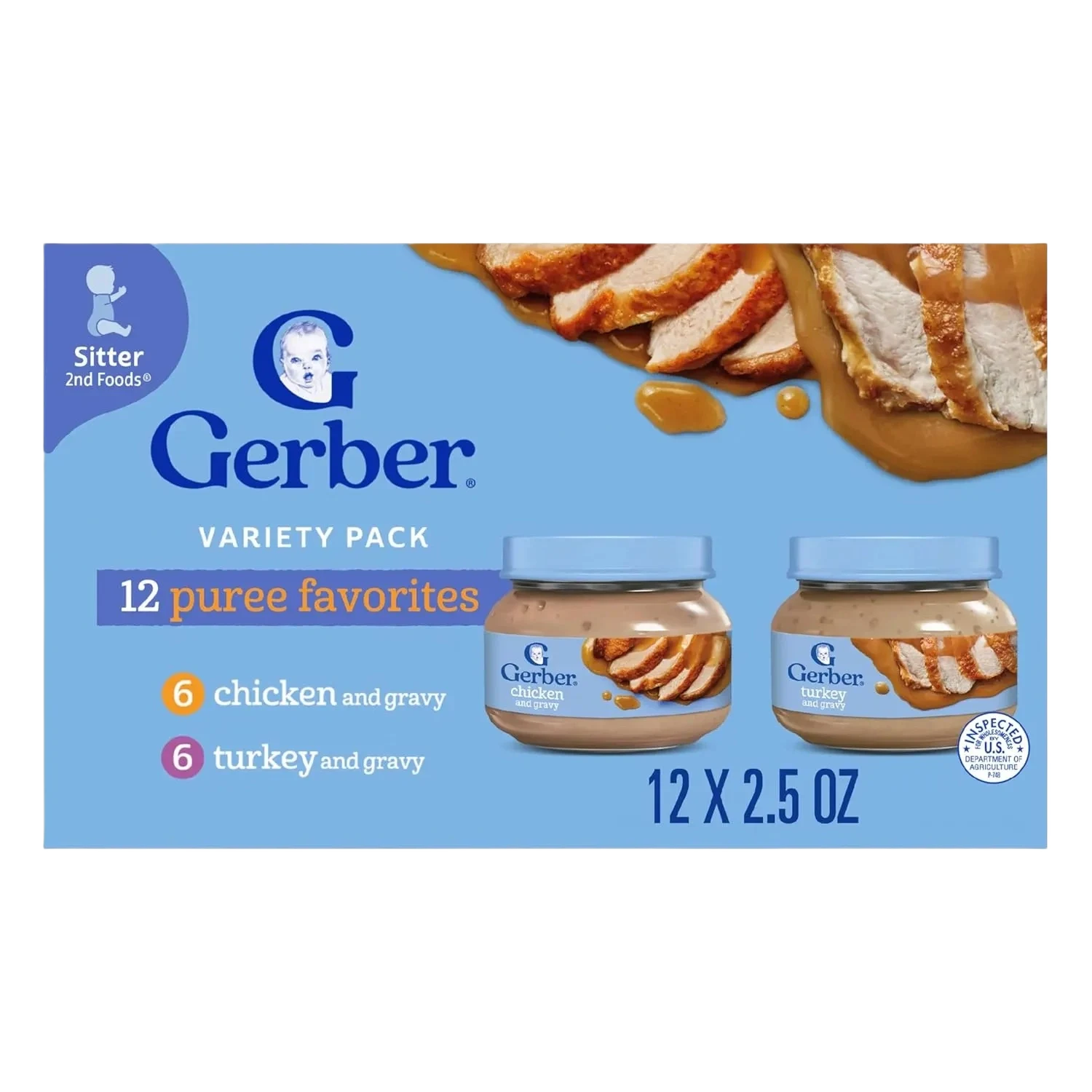 Gerber Variety Pack 12 Puree Favorites