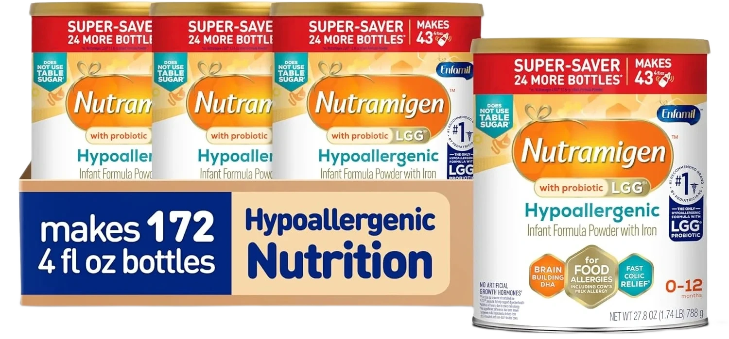 Nutrimigen With Probiotic Lgg Hypoallergenic Infant Formula Powder With Iron
