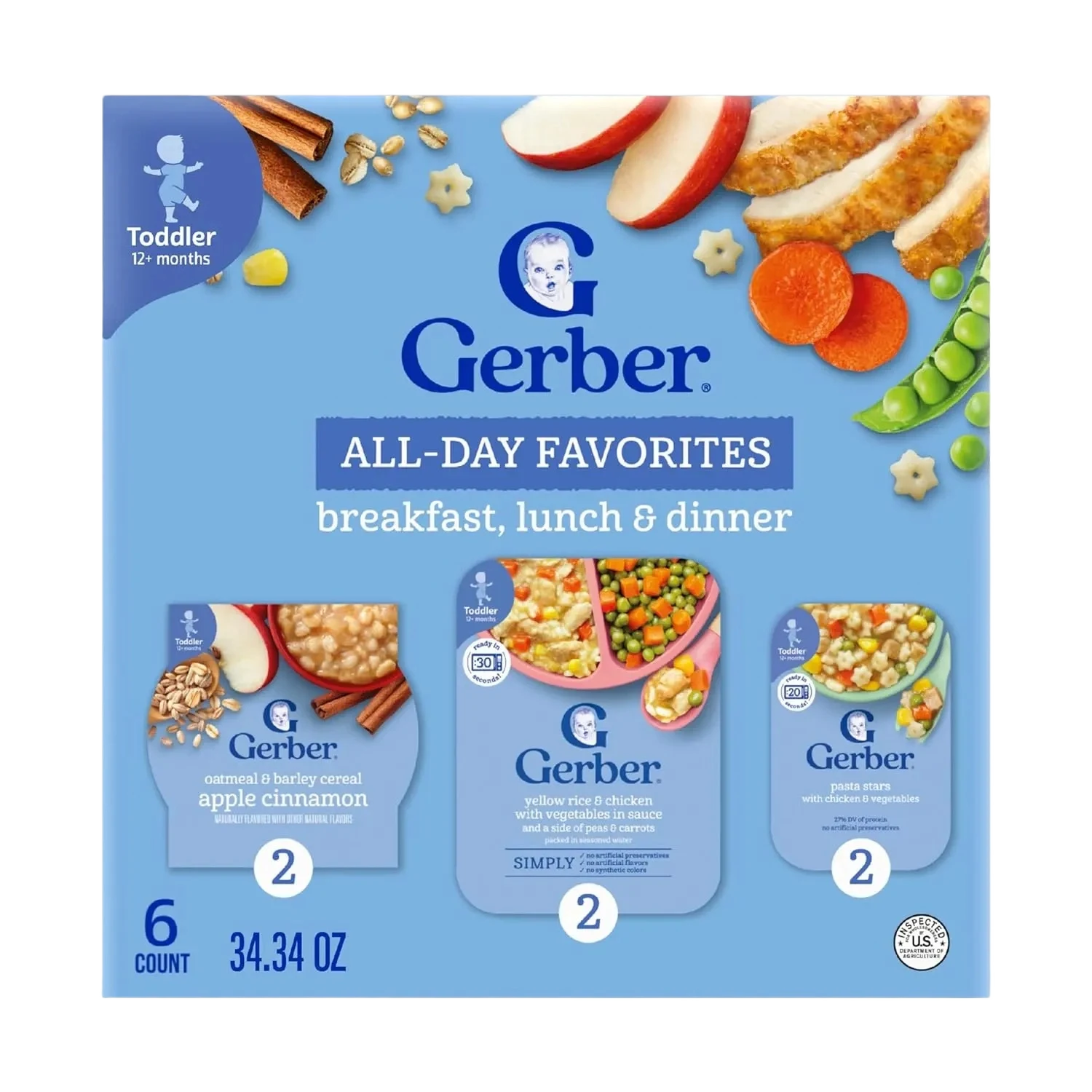 Gerber All-day Favorites Breakfast, Lunch & Dinner
