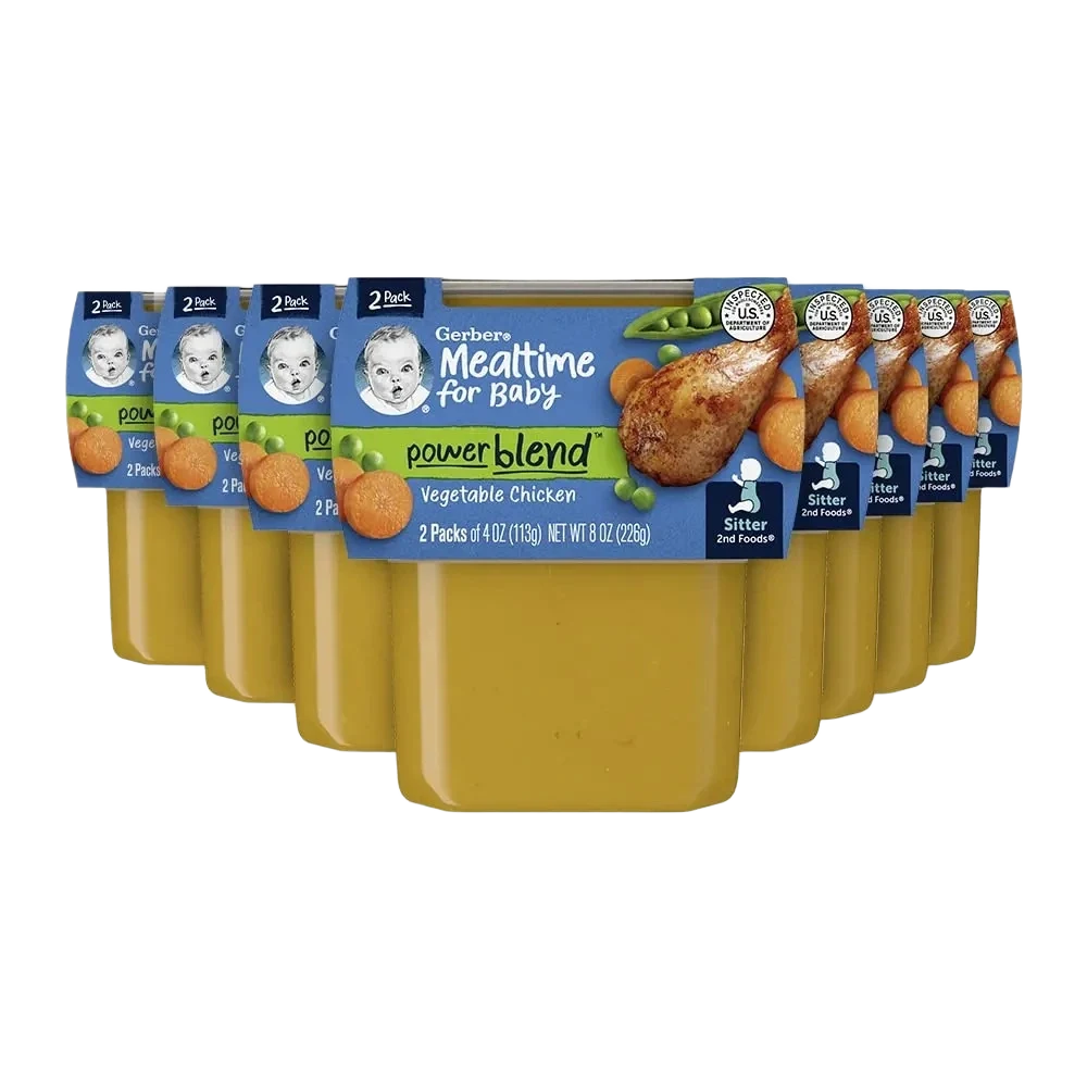 Gerber Mealtime For Baby Powerblend Vegetable Chicken