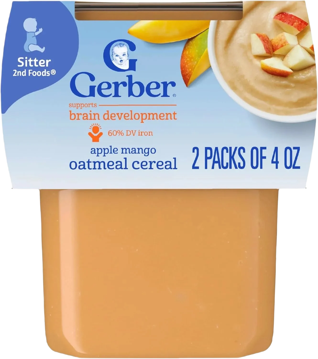 Apple Mango Oatmeal Cereal
