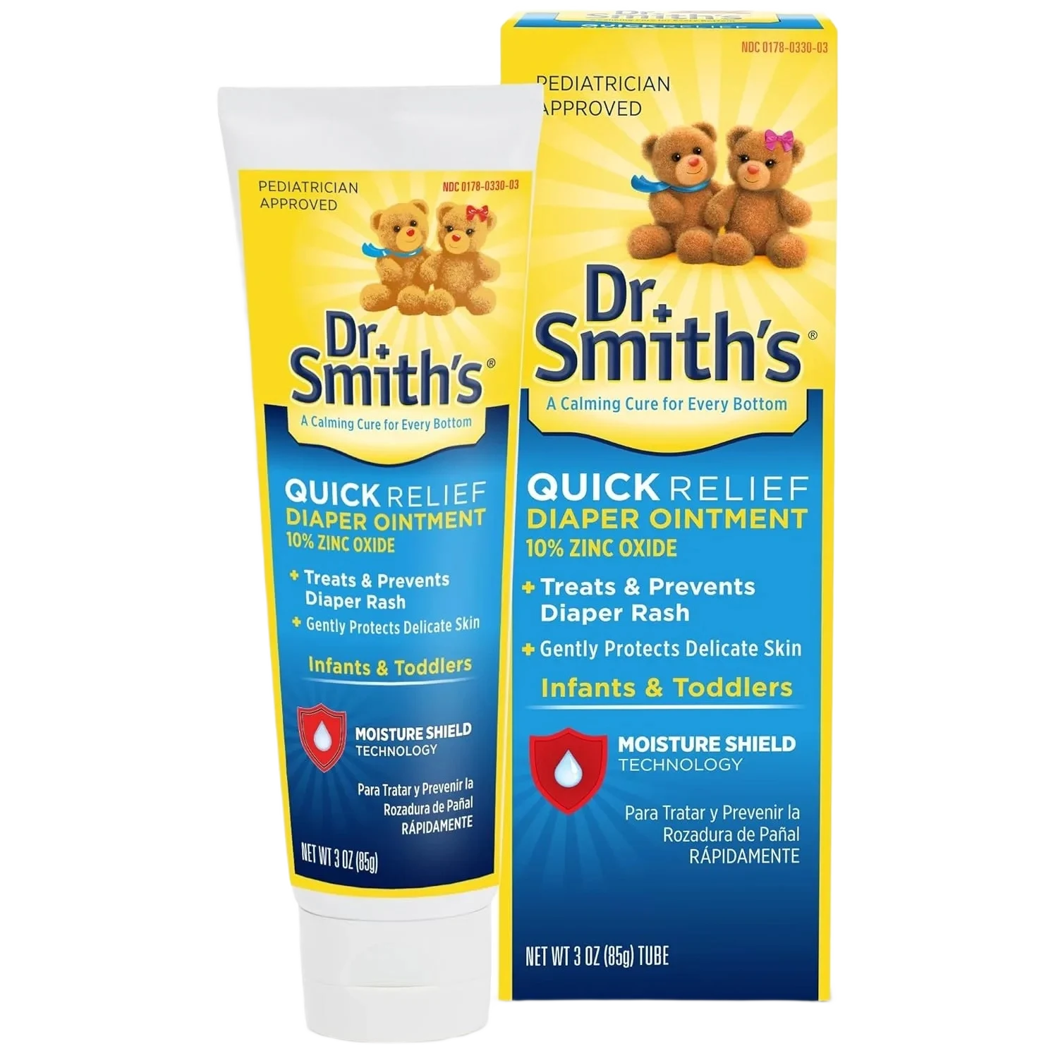 Dr. Smith's Quick Relief Diaper Ointment 10% Zinc Oxide
