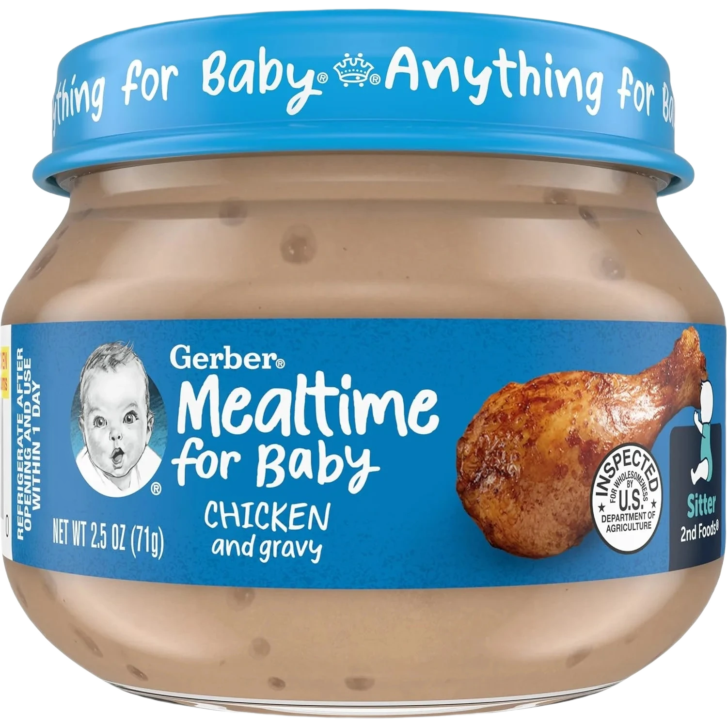 Gerber Mealtime For Baby Chicken And Gravy