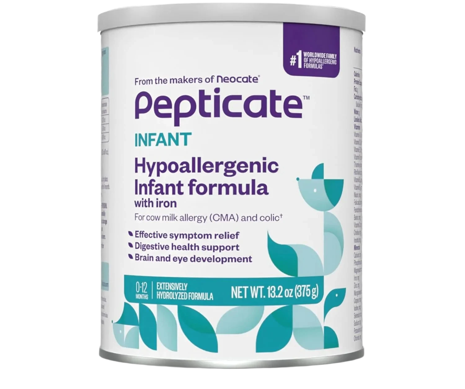 Pepticate Infant Hypoallergenic Infant Formula With Iron