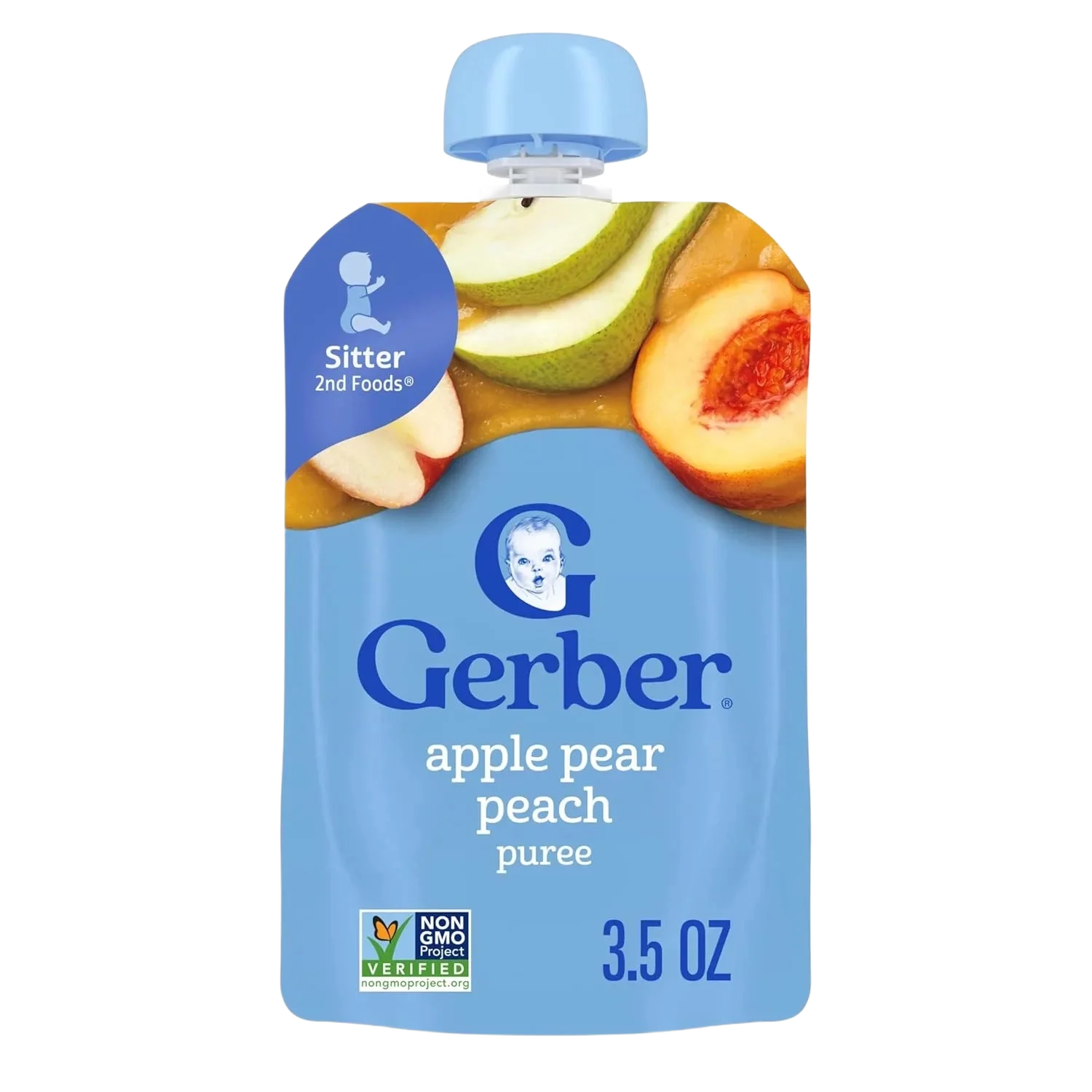 Gerber Apple Pear Peach Puree