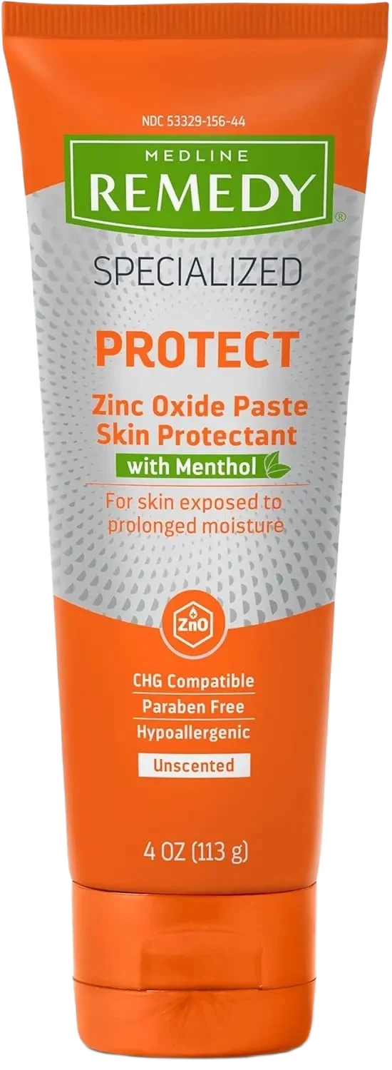 Medline Remedy Specialized Protect Zinc Oxide Paste Skin Protectant With Menthol