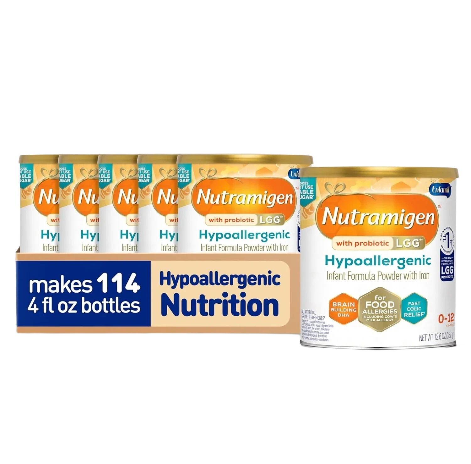 Nutrimigen Hypoallergenic Infant Formula Powder With Iron