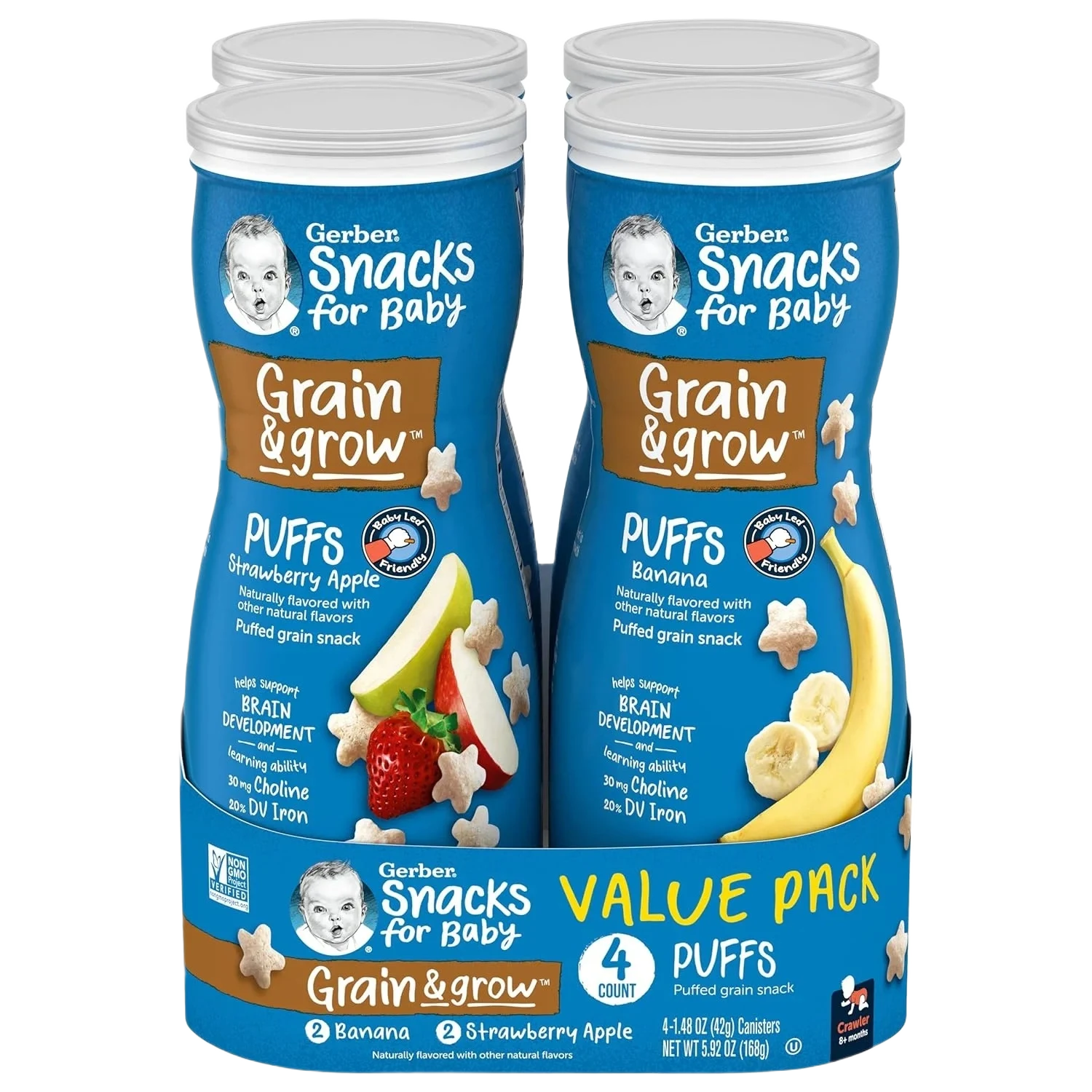 Gerber Snacks For Baby Grain & Grow™ Puffs