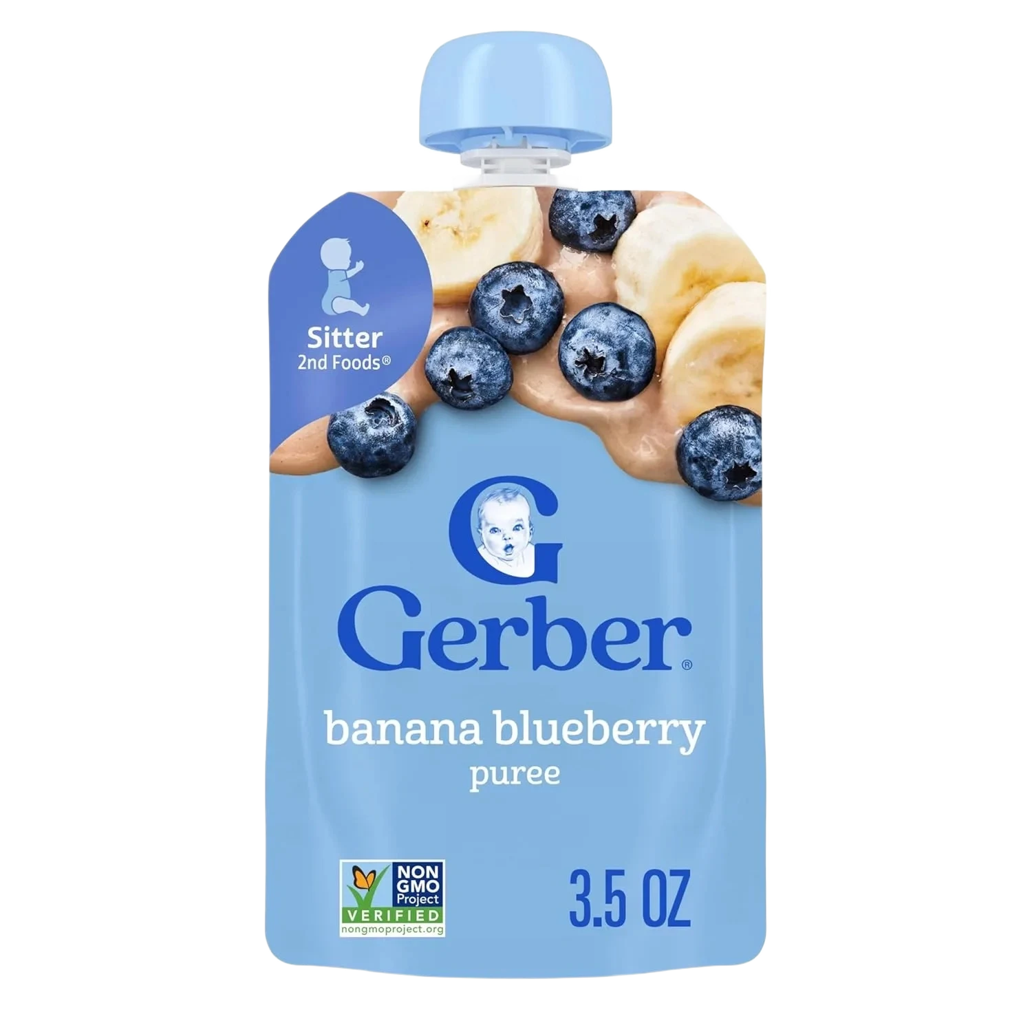 Gerber Banana Blueberry Puree