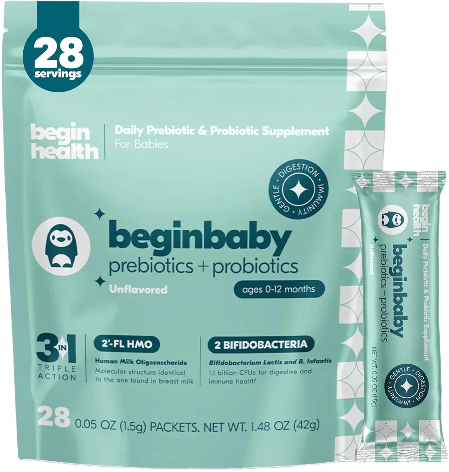Beginbaby Prebiotics + Probiotics