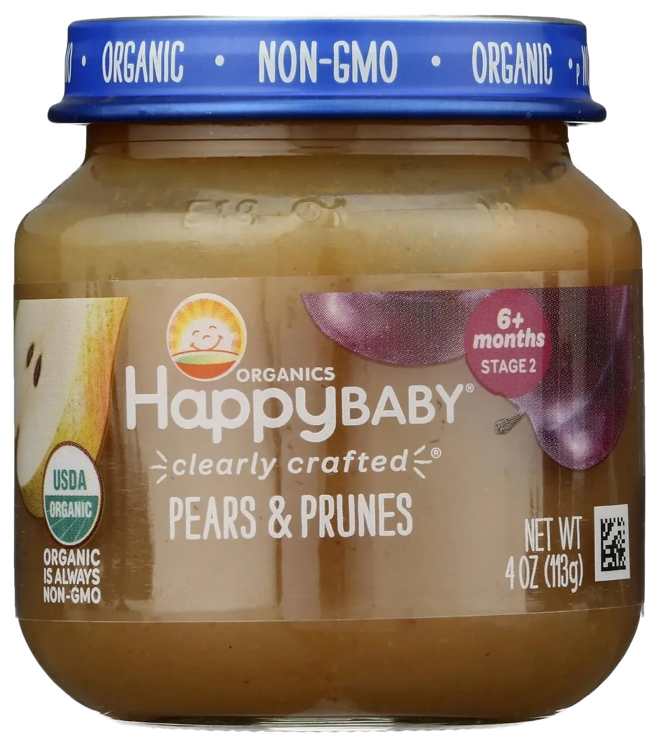 Happybaby Clearly Crafted® Pears & Prunes