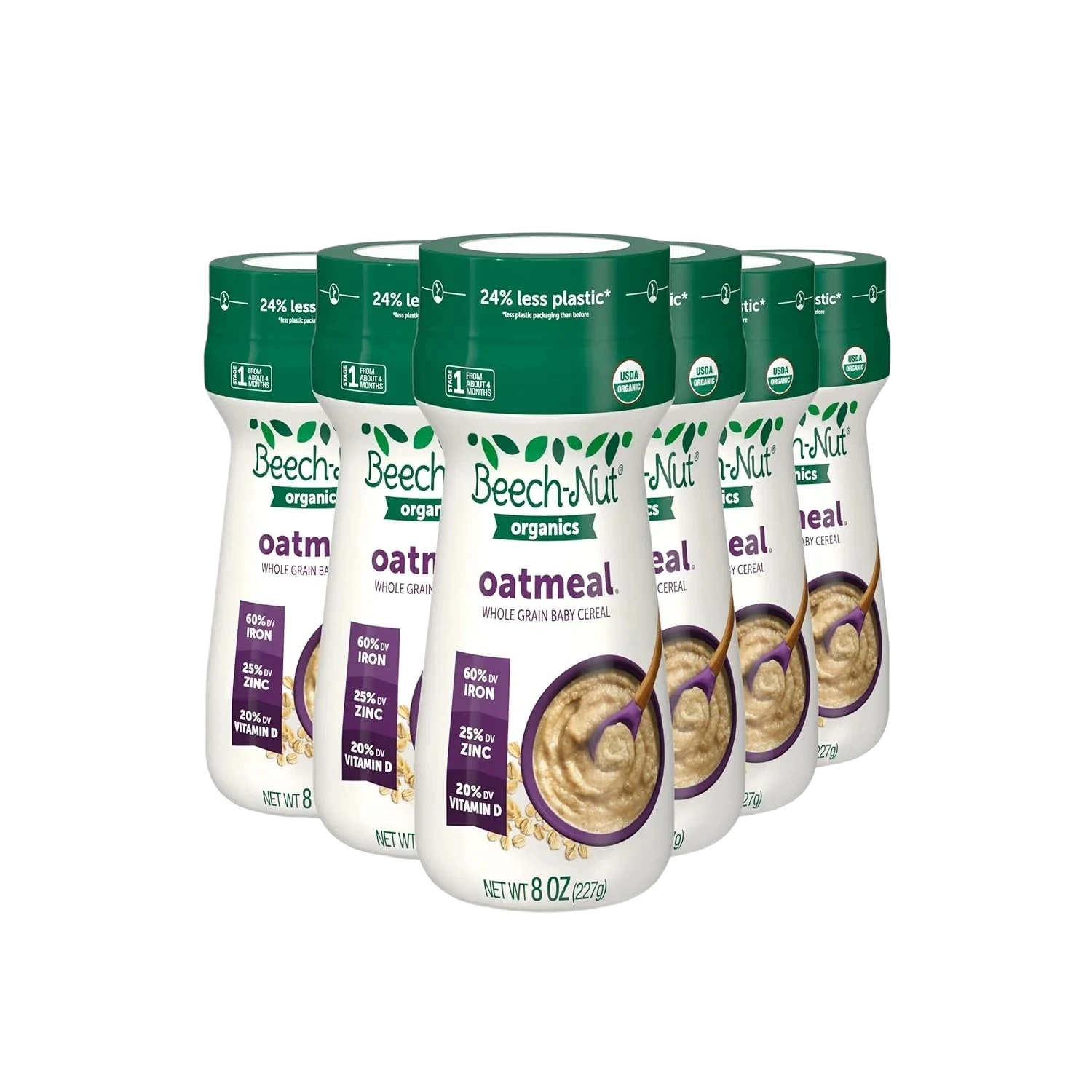 Beech-nut Organics Oatmeal.
