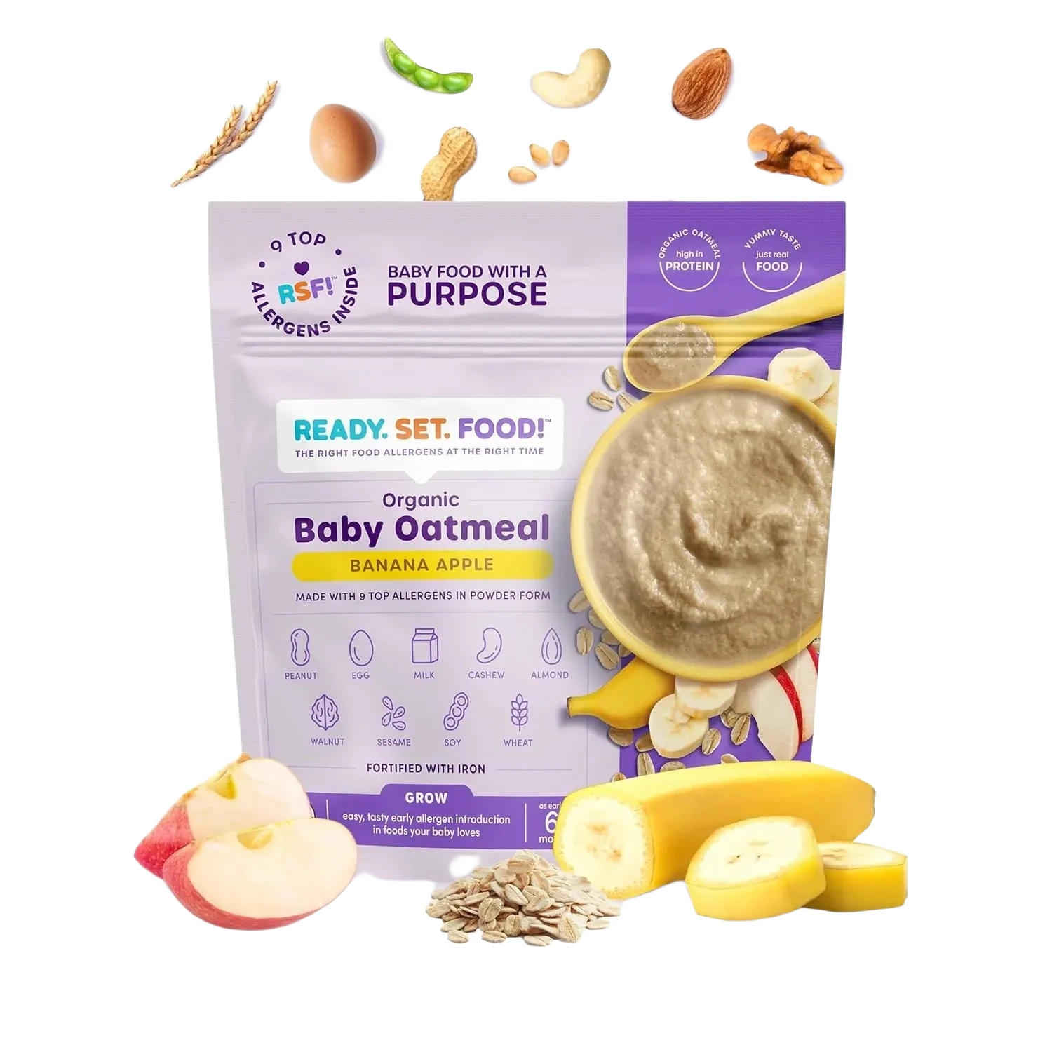 Organic Baby Oatmeal Banana Apple